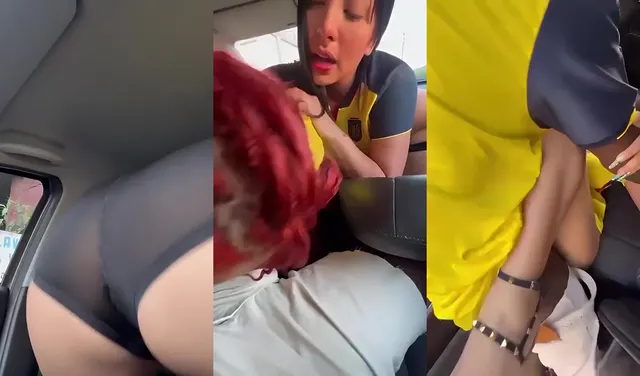 Luisaespinoza96 和 Idris Mina 在车里三人行