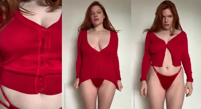 Levi Coralynn se burla de su sexy traje rojo