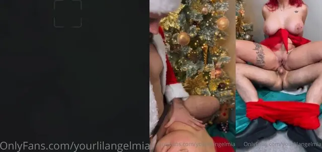 Foxy Mia wird vom Weihnachtsmann anal gefickt