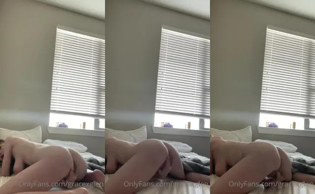 Gracexglen Fingers Her Pussy In Doggy Position