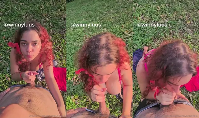 Winnyluusoficial fa un pompino fuori