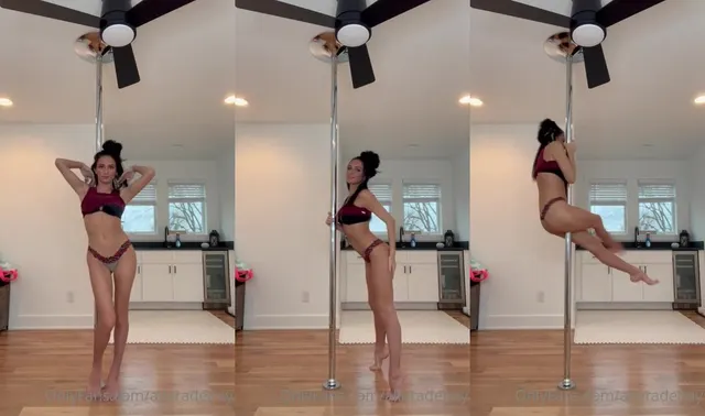 AlluraDelRay Pole Dances In Her Underwear