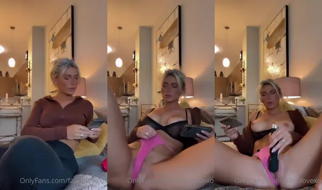 Fallonlovexo se masturba con sus vibradores