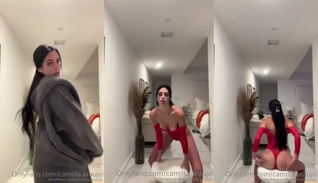 Camilla Araujo zeigt ihr sexy rotes Outfit