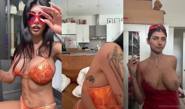 米娅·哈利法 (Mia Khalifa) - 色情明星表演的裸体散文