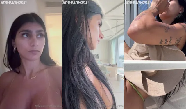 米娅·哈利法 (Mia Khalifa) 在公寓中裸露奶子泄露的 Onlyfans 视频