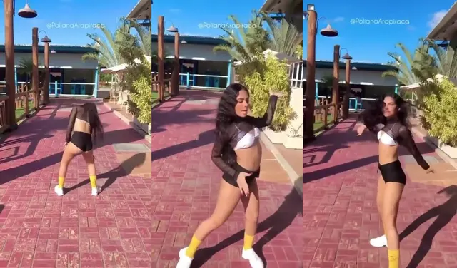 Polianaarapiraca Twerks Her Fat Ass On The Sidewalk