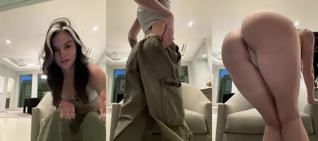 PeachJars Hosen-Tanga-Arsch-Strip Onlyfans-Video durchgesickert